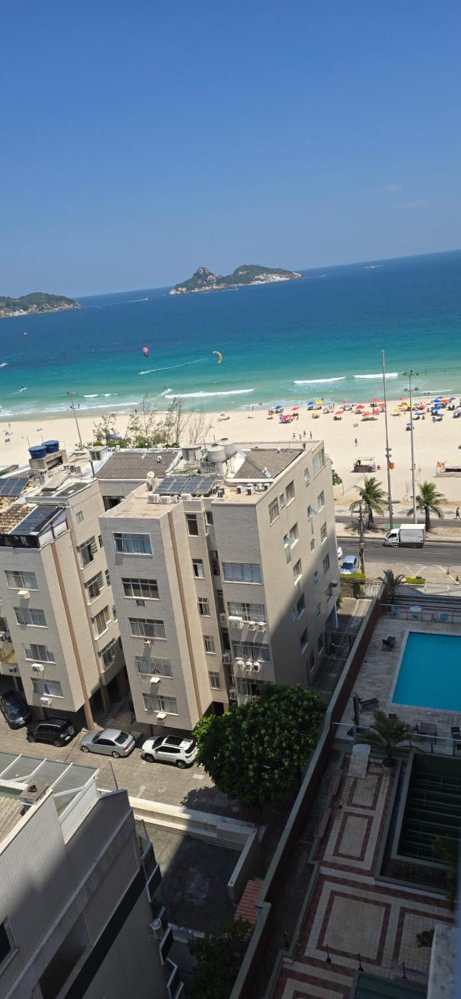 Beira Mar Vista Praia E Montanha Rio de Janeiro Bilik gambar